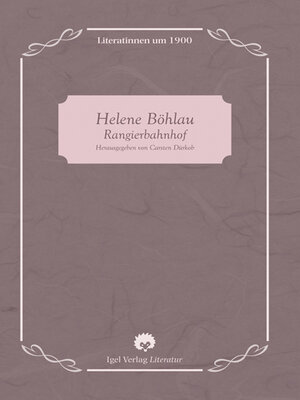 cover image of Helene Böhlau
